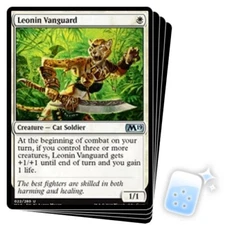 LEONIN VANGUARD X4 Core Set 2019 M19 Magic MTG MINT CARD