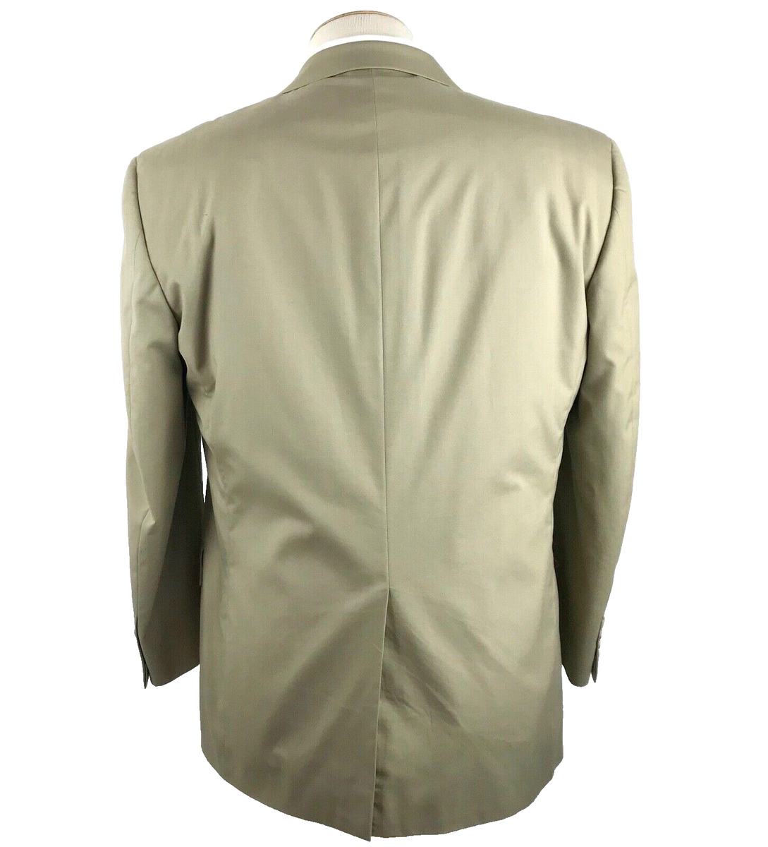 BROOKS BROTHERS Sport Coat Jacket Blazer Mens Size 45R Cotton Poly Blazer  Tan