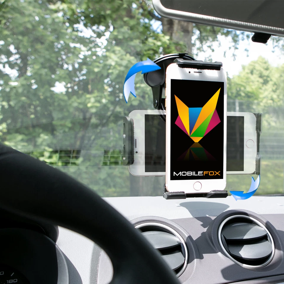 360° Car Mobile Phone Holder suitable for Samsung Galaxy J1 J3 J5 J6 J7 - Image 2 of 4