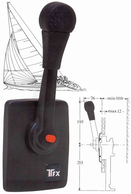 Teleflex Schaltkasten B80/S Einhebelbedienung Segelboot Edotion Schaltbox TOP!!