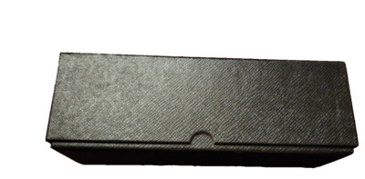 1 - 10'' Black  2.5'' x 2.5'' Guardhouse Single Row Coin Slab Heavy Duty Box