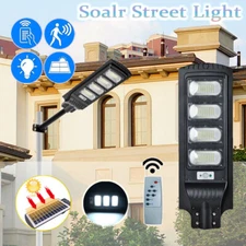 600W LED Solar Street Lighting Dusk to Dawn Waterproof IP65 Outdoor Sensor Light