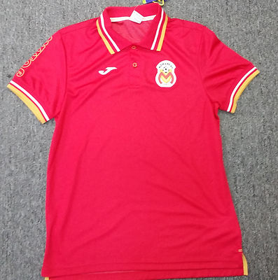Official Joma Monarcas Morelia Polo For Boy YL Red Color