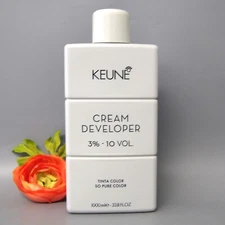 Keune Cream Developer 3%-10 Vol  33.8oz/ 1000ml