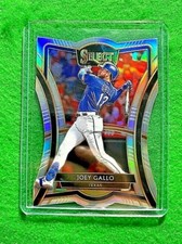 JOEY GALLO PRIZM SILVER DIE CUT DIAMOND LEVEL CARD RANGERS 2020 SELECT BASEBALL 