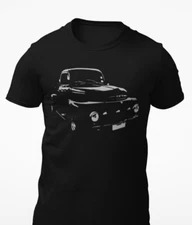 1951 Black Ford F1 Pickup Truck Short-Sleeve Unisex T-Shirt