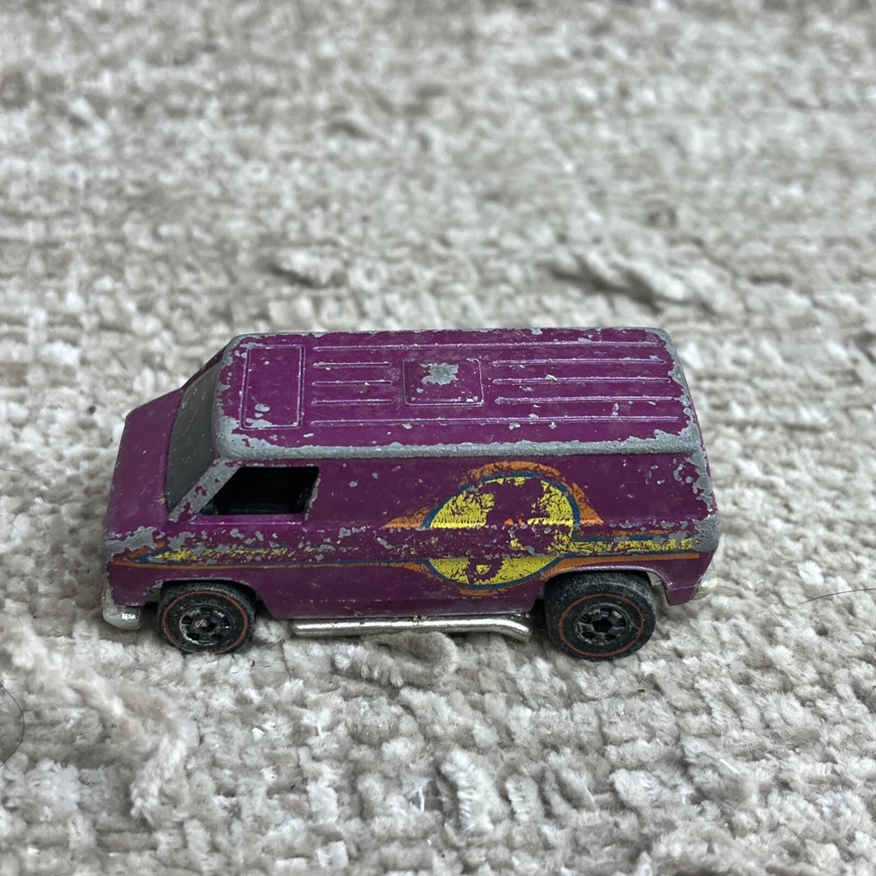 Hot Wheels Redline Super Van 1974 ciruela moto cross parabrisas ahumado Foto 4 de 4