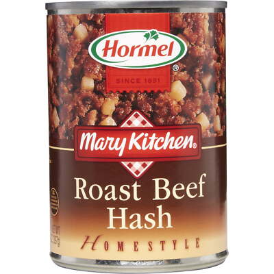 Roast Beef Hash, Canned Roast Beef Hash, 14 Oz Steel Can