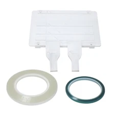 Cassette Tape Repair Tape Splicing Set with Two Fixer for 1/4 1/2Inch Reel Tape