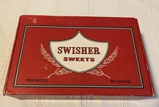 Swisher Sweet Cigar Box (Worn) Vintage Item