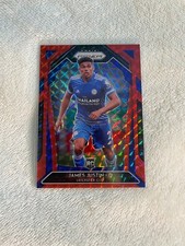 2020-21 Prizm Premier League JAMES JUSTIN RC RED MOSAIC PRIZM 152/159 