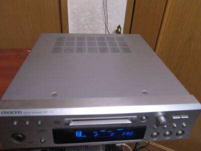 ONKYO MD-133 Hi-MD Mini Disc Recorder Silver High Speed MDLP | eBay