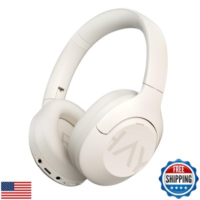 HAYLOU S30 Hybrid Active Noise Cancelling Headphones - Over Ear Bluetooth Hea