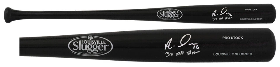 Bate de béisbol negro firmado por Aramis Ramírez Louisville Slugger con All Star - (certificado de autenticidad SS) Foto 2 de 2