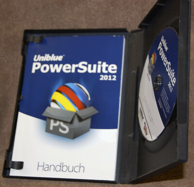 Uniblue PowerSuite 2012 von bhv *** Windows Pflege Software *** TOP Zustand 