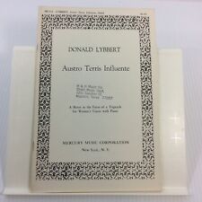 Austro Terris Influente Lybbert Choral Music Songbook SA