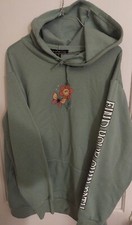 Find your own path, flower hoodie hippie juniors Social Scene Size Large