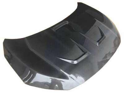 For 2016-2021 Honda Civic Front Bonnet Engine Hood Lid Carbon Fiber B Style