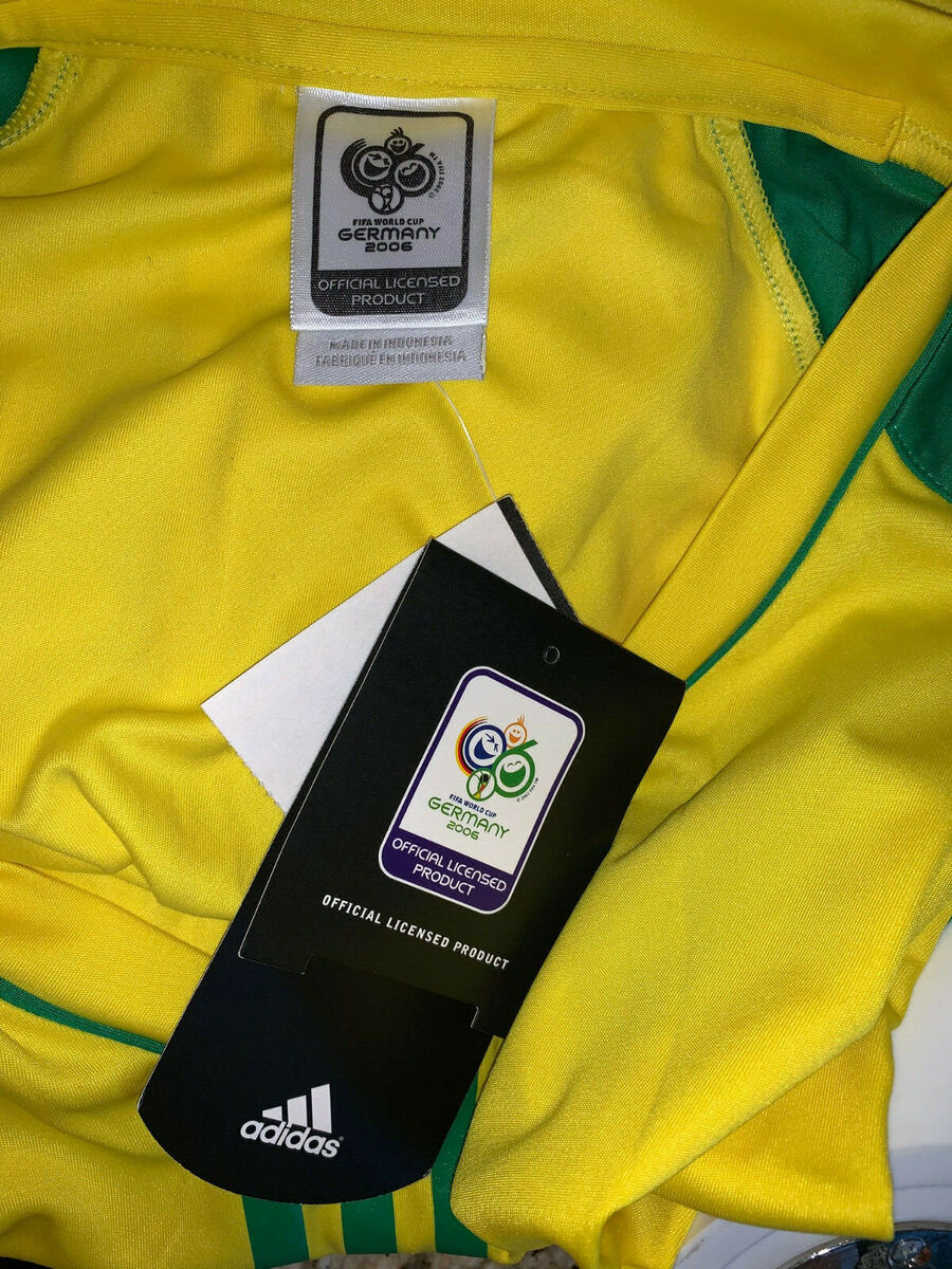 NWT ADIDAS 2006 WORLD CUP GERMANY BRAZIL BRASIL GREEN YELLOW NWT ADIDAS 2006 WORLD CUP GERMANY BRAZIL BRASIL GREEN YELLOW