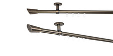 Bastone per tende su misura corsa interna rag distanza soffitto 4 cm colore: brunito