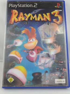 PS2 Rayman 3 Hoodlum Havoc 3D Cover Sony Playstation mit Anleitung PS 2 GETESTET