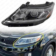 For 2014 2015 Kia Sorento EX SX Halogen LED DRL Projector Headlight Driver Left