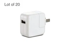 Lot of 20 New Genuine Apple 12W USB Power Adapter Charger for iPhone iPad A1401