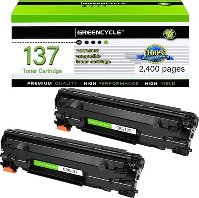 2PK CRG137 Toner For Canon 137 Toner Cartridge ImageClass D570 MF232w MF242dw