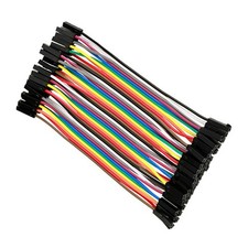 5pcs Colorful 11.5cm Jumper Wires Set 40pin F to F Ribbon Cable for Breadboard