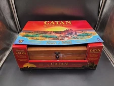 Settlers Of Catan 3D Game 10th Anniversary Collectors Chest Complete