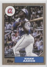 2022 Topps Series 2 1987 Topps Baseball Gold 20/75 Hank Aaron #87TB-9 HOF 04br