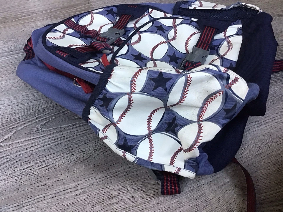 Mochila de béisbol Pottery Barn Kids grande L niños jóvenes niños bolsa de libros mochila Foto 4 de 4
