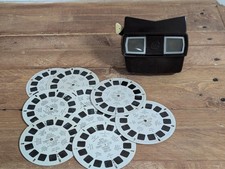 Vintage Sawyers View-Master (Model E) Made In USA - Black - With Random Reels 