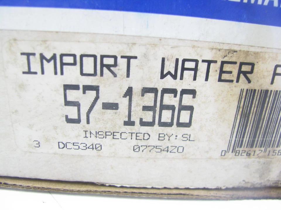 Bomba de agua motor Big A 57-1366 Reman 1984-85 Mercedes-Benz 190D 2,2 L-L4 diésel Foto 3 de 3