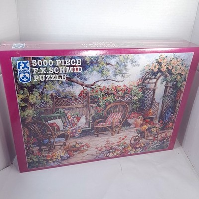 NEW FX Schmid Puzzle Grandmother's Flower Garden 5000 Pcs jigsaw flowers Sealed