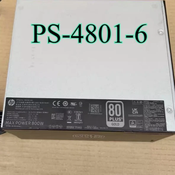 PS-4801-6 HP 800W Gold 45L chassis desktop power supply M35740-001 - Image 2 of 3