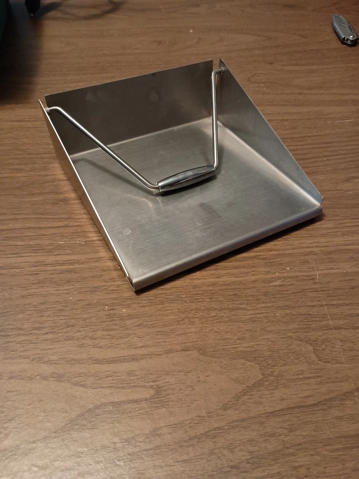 正品 OGGI 不锈钢餐巾架 - 简单、坚固、现代 - 橡胶脚 — 第 2/4 张图片