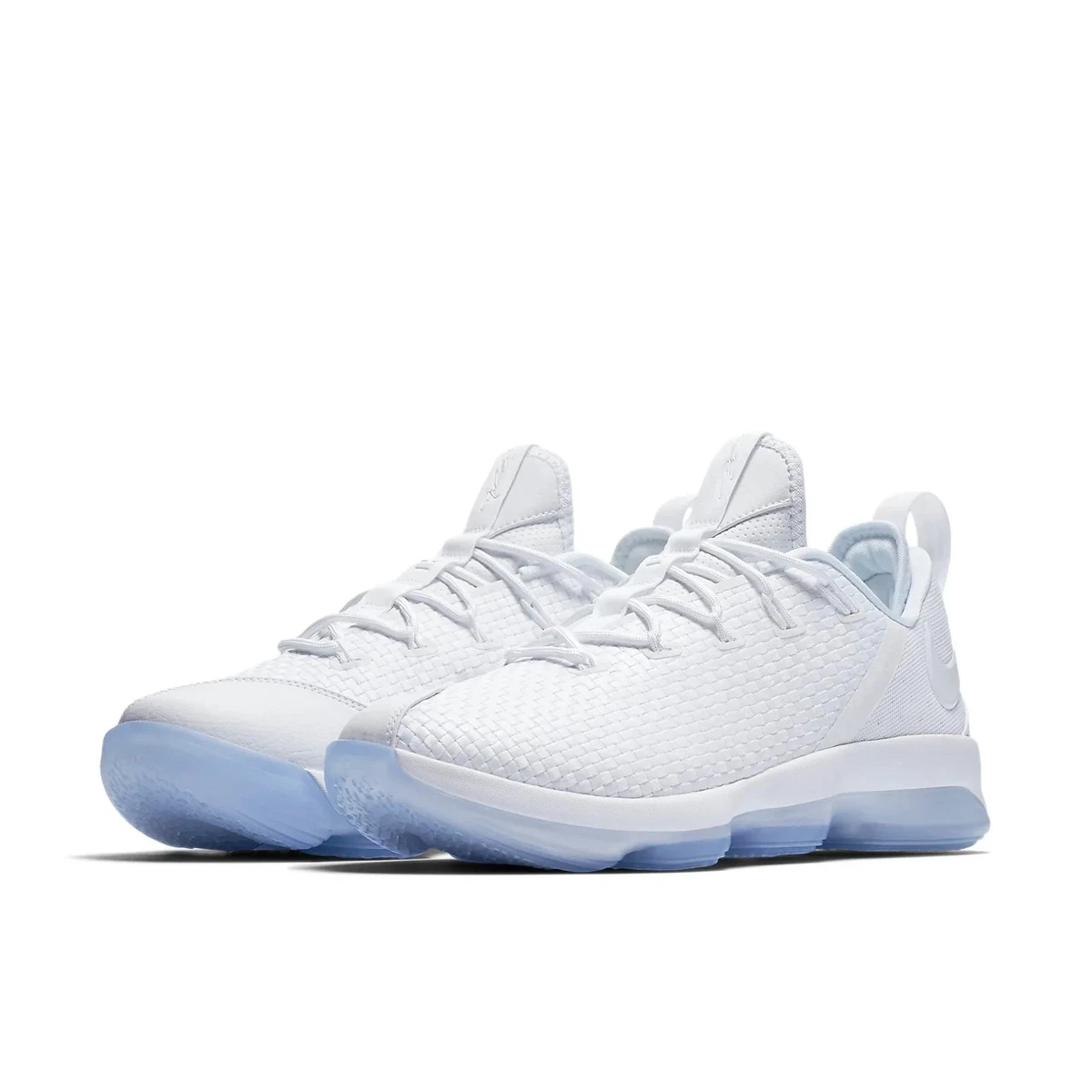 Nike LeBron 14 Low White Ice Zoom Air Outsole Icy Blue Shoes Sneakers US 10.5 Nike LeBron 14 Low White Ice - 878636-101 Raffles & Where to Buy main image 3