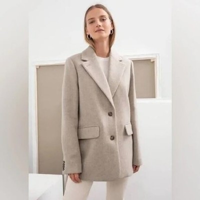Women & Other Story wool overcoat jacket sz XL