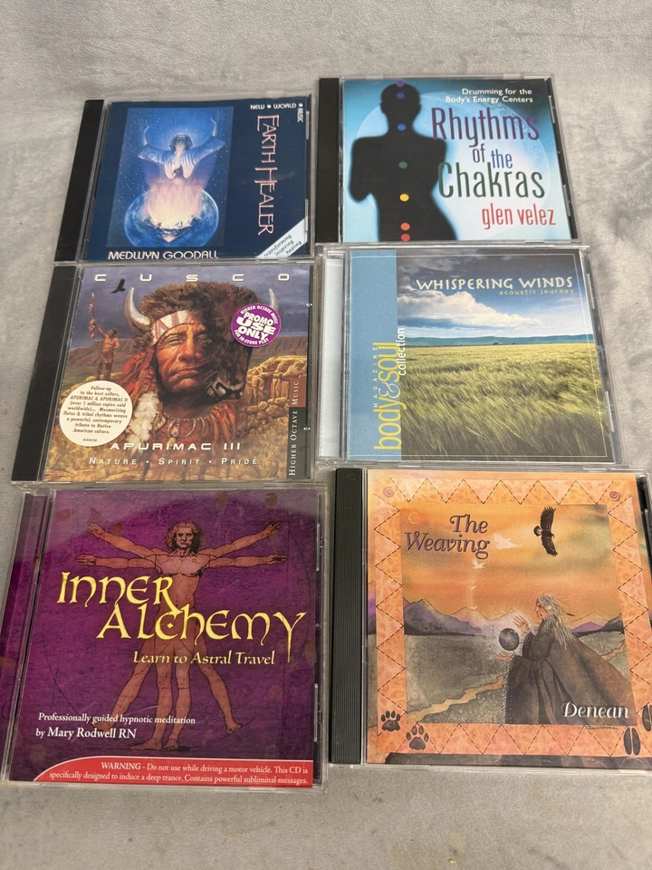 New Age Meditation CD Lot 25 Relaxation Celtic Medwyn Goodall Goldman Dyer Foto 3 de 4