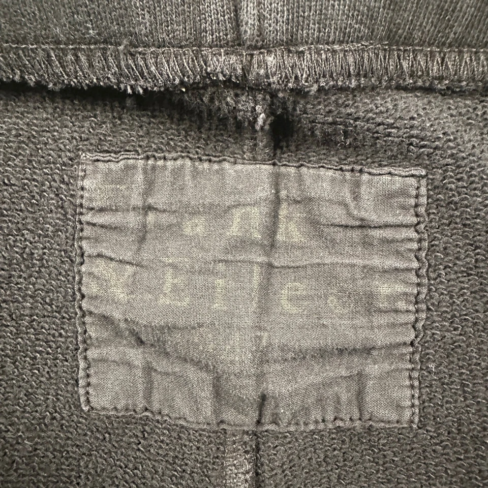 Frank & Eileen Catherine Cropped Wide Leg Triple Fleece Sweatpants Size XS Black - Image 4 of 4