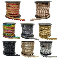 Way2Like Sequence Gota Lace Bag Art & Decorations Sewing Craft Making