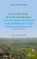 Juste DéSiré Mondele | Vers L'effectivité De La DéCentralisation Et Du...