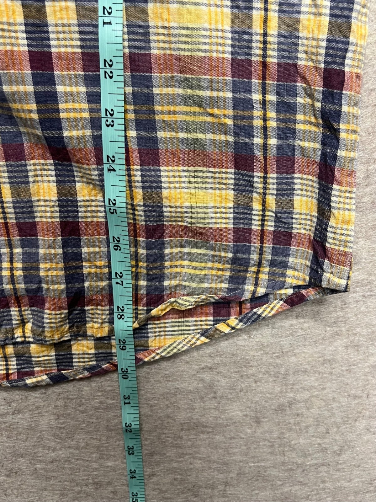 Pendleton Plaid Oceanside Button Down Shirt Yello… - image 7