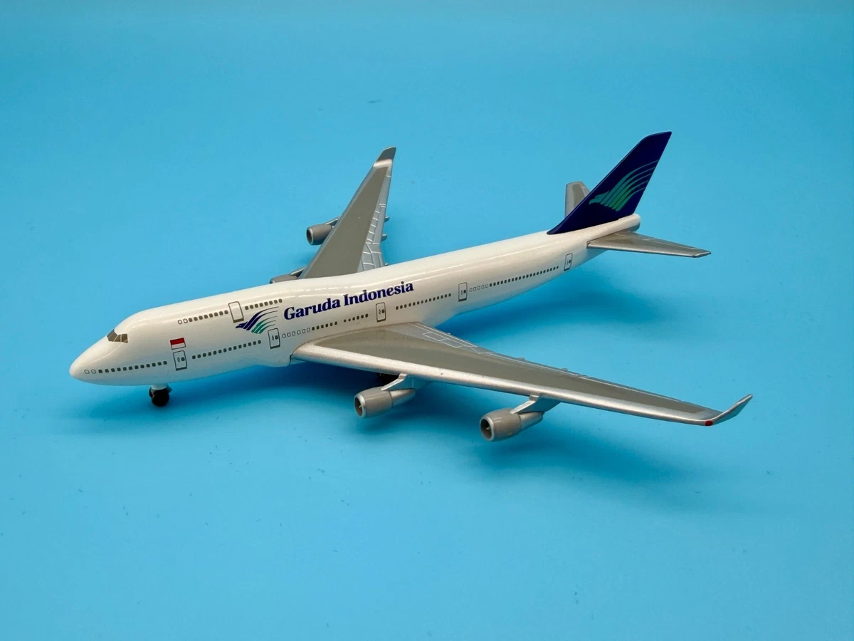 Herpa 1:500 Boeing 747-400 Garuda Indonesia Diecast w/ Box | eBay