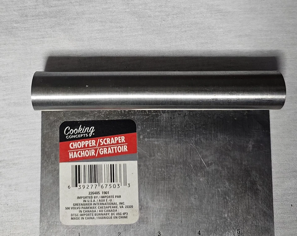 Cooking Concepts Chopper/scraper With Inch Markings Stainless Steel - Image 4 of 4