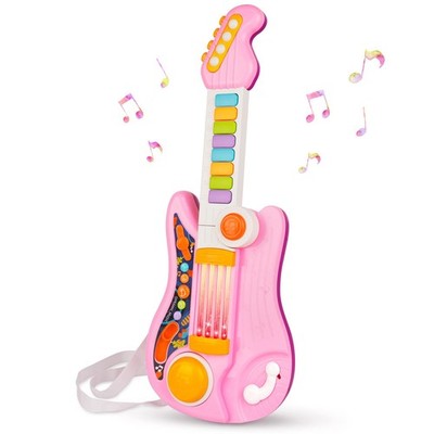 Kids Guitar 2 in 1 Musical Instruments for Kid - Fun Piano Toddler Toy & Elec...