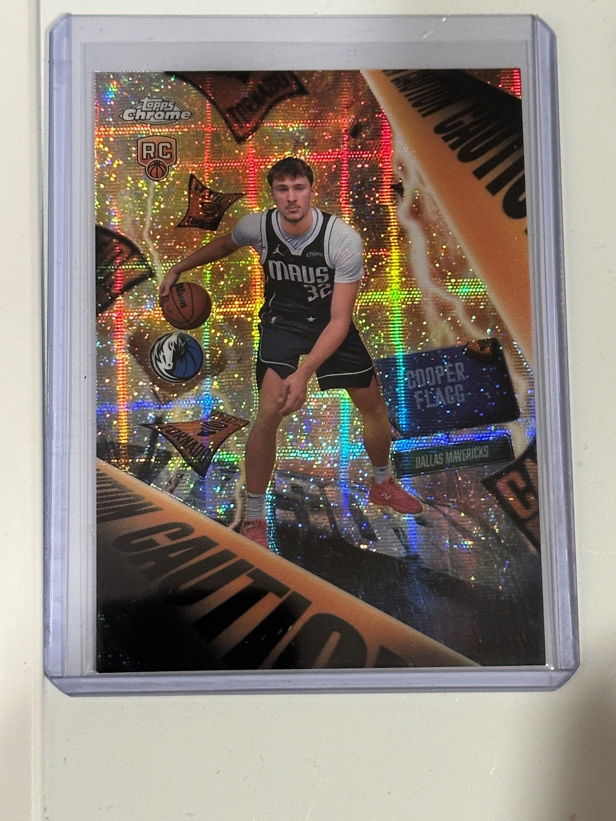 Topps Chrome 2025-26 Cooper Flagg Advisory #AD-1 CASE HIT SSP RC  Mavericks