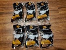 Lot of 6 Kleenguard Nemesis Safety Eyeware Glasses 22475 Smoke Black