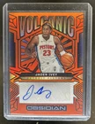 2024-25 Obsidian Jaden Ivey Volcanic Signatures Orange Flood Auto Autograph #/49